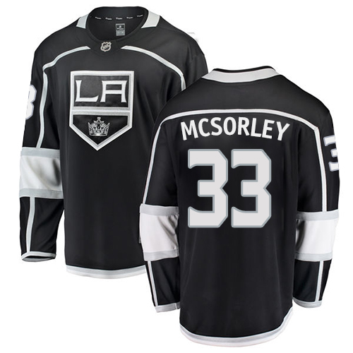 Kinder Los Angeles Kings Eishockey Trikot Marty Mcsorley #33 Breakaway Schwarz Fanatics Branded Heim